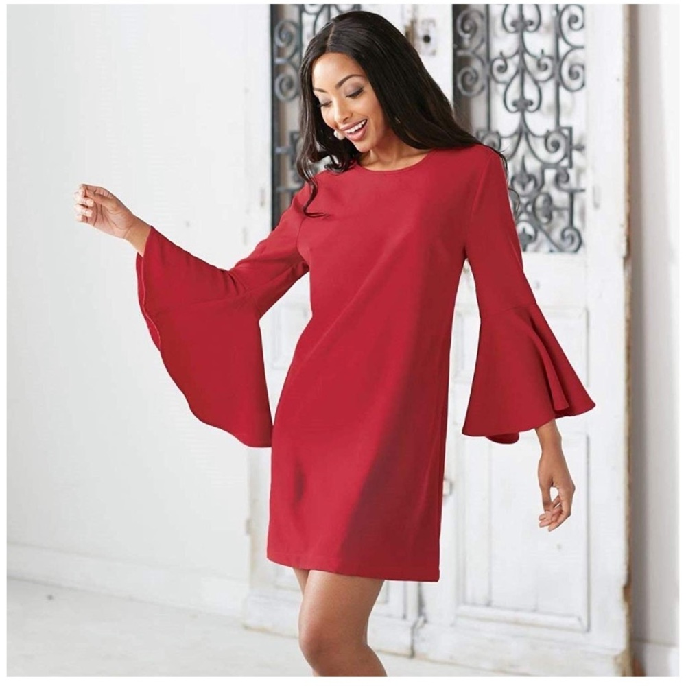 Poinsettia Red Dress